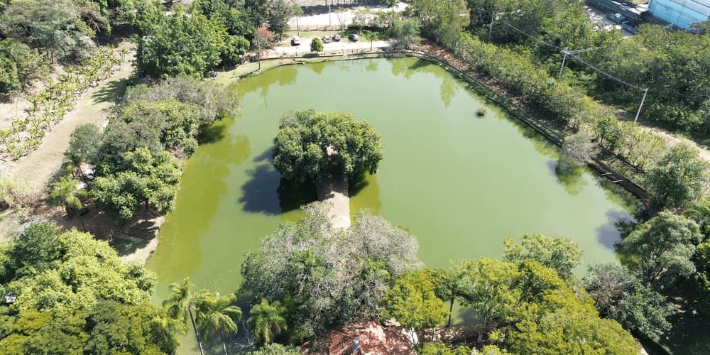 Vista panorâmica da pescaria